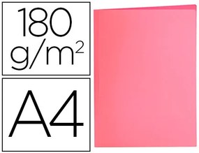 Classificador Din A4 Rosa Pastel 180gr