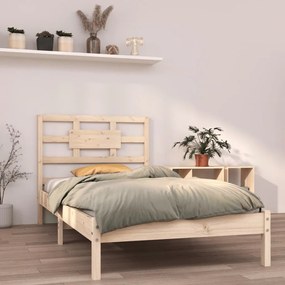 3105650 vidaXL Estrutura de cama 90x200 cm madeira maciça