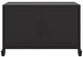 Móvel de TV 68x39x43,5 cm aço preto