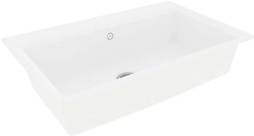 Pia de Cozinha Branca 790x500x193 mm Granito