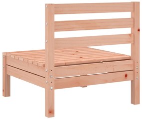Sofás s/ apoios braços p/ jardim 4pcs madeira de douglas maciça