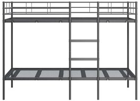 Beliche sem colchão 107x203 cm aço preto