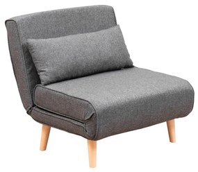 Sofá-Cama Folde – Cinzento Escuro – 180 x 80 cm
