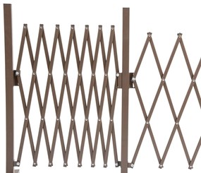 Vedação Extensível de Jardim em Alumínio e Aço – 405x31x103,5 cm | Cer