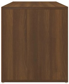 Banco corredor 80x40x45 cm derivados madeira carvalho castanho