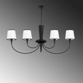 Candeeiro de Teto Pardo – Preto – 118 x 20 x 83 cm