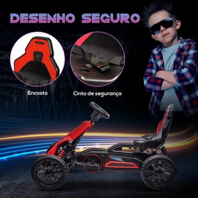Go Kart Carro Elétrico para Crianças de 3 a 8 Anos Kart a Bateria 12V