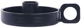 Castiçal em metal preto ø 9 cm CHORIO Beliani