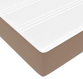 Estrutura de cama com colchão Cappuccino 140 x 190 cm