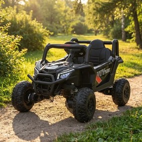 Buggy elétrico para Crianças 12V 4x4 Madman UTV-MX Rodas de espuma EVA Preto
