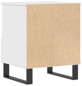 Mesa de cabeceira 40x35x50 cm derivados de madeira branco