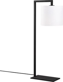 Candeeiro de Mesa Profil – Branco/Preto – 27 x 20 cm