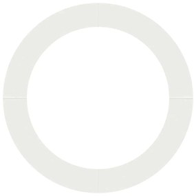 Plantador Grande de Metal Branco Branco Metal Grande Leve