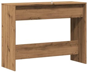 Mesa consola 100x35x76,5cm derivados madeira carvalho artisiano