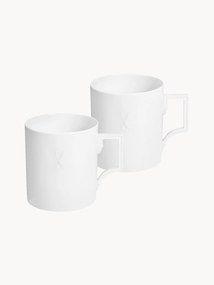 Canecas de porcelana artesanais Berlin, conjunto de 2