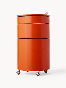 Gaveteiro redondo com rodas Barboy, Design Verner Panton