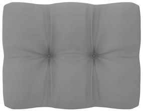 11 pcs conjunto lounge de jardim c/ almofadões pinho maciço