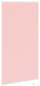Rosa Plissada Cega 110x200 cm Largura Tecido 109,4cm Poliéster