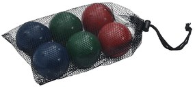Conjunto bolas de boccia 8 pcs c/ saco transporte pinho maciço