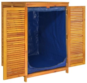Caixa de arrumação para jardim 70x87x104 cm acácia maciça