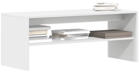 Móvel de TV 100x40x40 cm contraplacado branco