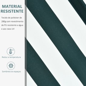 Toldo Manual Dobrável de Alumínio Toldo para Varanda com Ângulo Ajustá