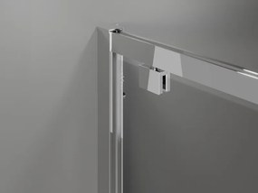 Mexen Exo-BR cabine de duche com dobradiça 90 x 90 cm, transparente, cromada - 8181-090-090-01-00