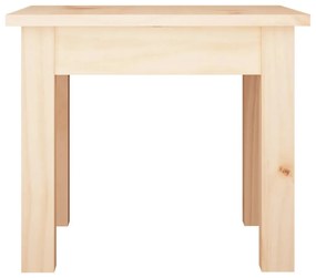 Mesa de centro 35x35x30 cm madeira de pinho maciça