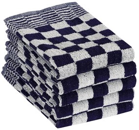 Conjunto de panos de cozinha 20 pcs algodão azul e branco