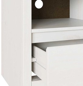 Aparador de TV vidaXL "DRAMMEN" Branco 99x43x55 cm Madeira Sólida de P