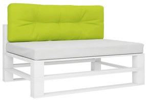 Almofadão p/ sofá de paletes 120x40x12cm tecido verde brilhante