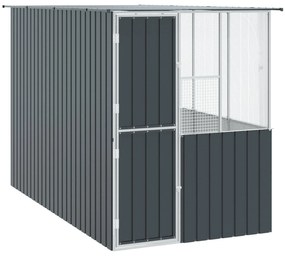 vidaXL Gaiola para Pássaros Antracite 165 x 318 x 200 cm