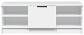Móvel de TV Flix com 1 Porta e 4 Prateleiras de 102 cm - Branco - Desi