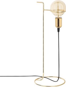 Candeeiro de Mesa Pota – Dourado – 19 x 19 cm, Altura 51 cm