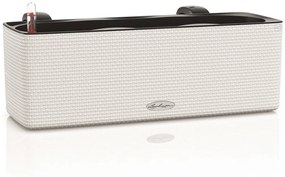 421439 LECHUZA Floreira CUBE color triple com suportes branco 13680