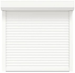 Persiana de enrolar em alumínio 100x100 cm branco