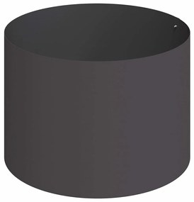 Vaso de Metal Aço/preto Aço Grande Modular Vaso de Metal