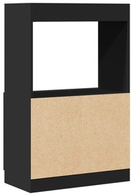Armário alto 63x33x100 cm derivados de madeira preto