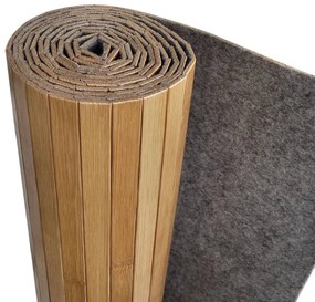 Biombo/divisória de sala 250x165 cm bambu natural