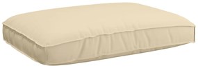 vidaXL Cushion para Palete para Assento Bege 120x80x12 cm em Tecido Oxford