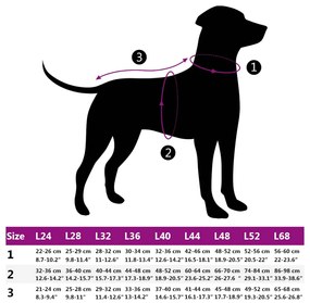 casaco para cães com arnês impermeável reflexivo roxo L44