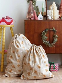 Saco para presentes Pai Natal Moony canela