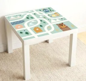 Autocolante de mesa IKEA LACK - Floresta escandinava