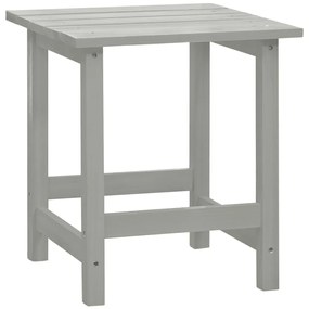 Cadeira de jardim Adirondack com mesa madeira de abeto cinzento