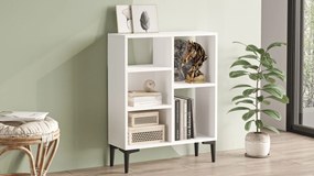 Estante Luise com Pés Altos  – Branco – 69x25x87,6 cm