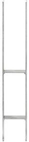 Âncoras de vedação 6 pcs 9x6x60 cm aço galvanizado prateado
