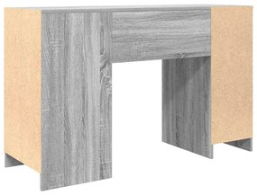 Secretária 120x42x76 cm derivados de madeira cinzento sonoma