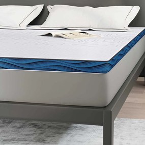 Protetores de Colchão Branco e Azul 180 x 200 cm