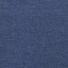 Estrutura de cama 120x190 cm tecido azul