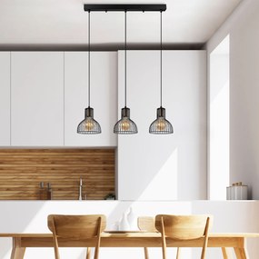 Candeeiro de Teto Vazo – Preto – 70 x 17 x 114 cm